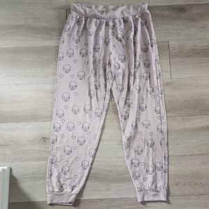 Chaser Light Purple Skull Pajama Pants